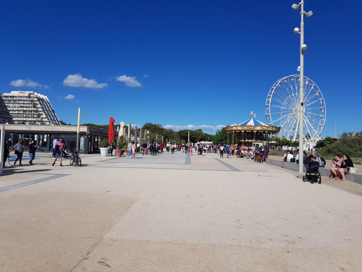 Corail Studio - 2Min Plage Centre Ville - Clim - Wifi - Parking Prive - Ideal Famille - La Grande Motte Exterior foto