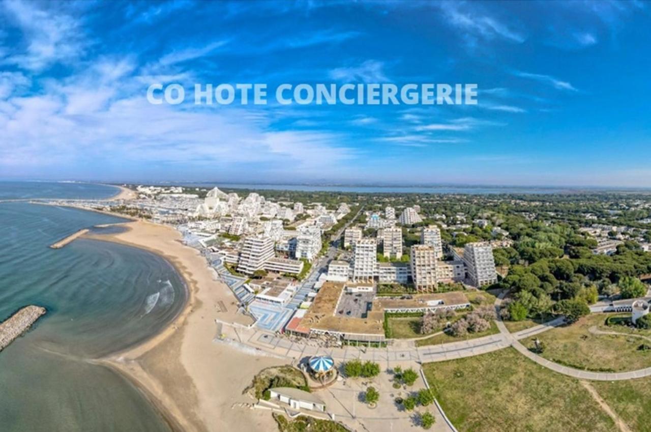 Corail Studio - 2Min Plage Centre Ville - Clim - Wifi - Parking Prive - Ideal Famille - La Grande Motte Exterior foto